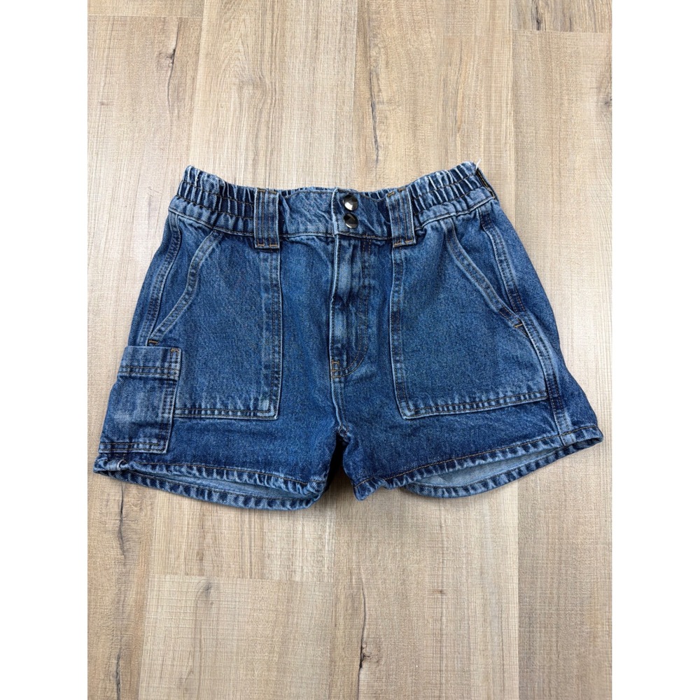 BDG Urban Outfitters Skate Denim Carpenter Shorts Medium Wash Blue Womens Size S